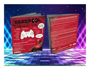 Deadpool custom replacement Manual insert for PS3 - Picture 1 of 1