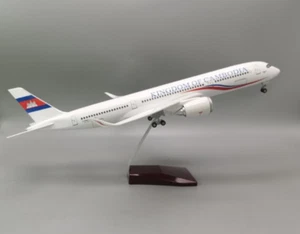 47CM 1:140 KIMDOM OF CAMBODIA AIRBUS A350 Airplane Landing Gear Resin Model - Picture 1 of 7
