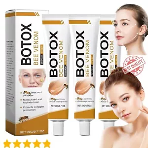 3 Pcs Bee Venom Wrinkle Cream, Bee Venom Anti-Wrinkle Firming Cream, Bee Venom M - Picture 1 of 8