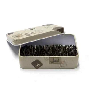 Mini Bobby Pins Brown with Cute Case, 200 CT 1.38 Inch Bronze Small Hair Bobby P - Picture 1 of 7