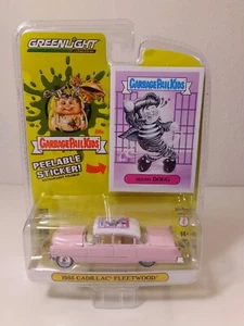 grünes Licht Mülleimer Kinder Druckguss 1955 rosa Cadillac, Hund Hundekarte Topps  - Bild 1 von 12