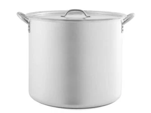Pentola In Alluminio Pomodoro Con Coperchio Manico Inox Cm40 - Foto 1 di 1