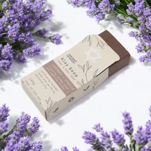 Lavender & Vanilla Klay Soap | Natural Soap with Bentonite Clay | 140g - Picture 1 of 5