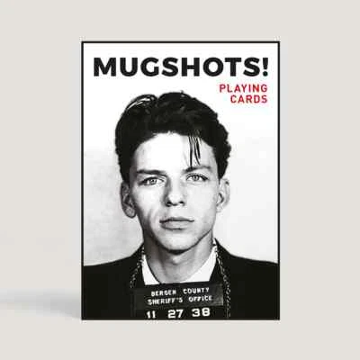 Cartas de baralho Mugshots (Dillinger, Capone, Sinatra) por Piatnik - Imagem 1 de 2