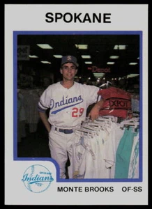 1987 ProCards Monte Brooks Spokane Indians - Picture 1 of 2