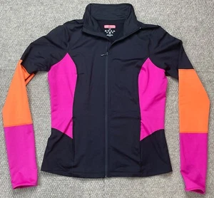 Spanx Women's Multicolored Full Zip Running Jacket Size Small - Picture 1 of 11
