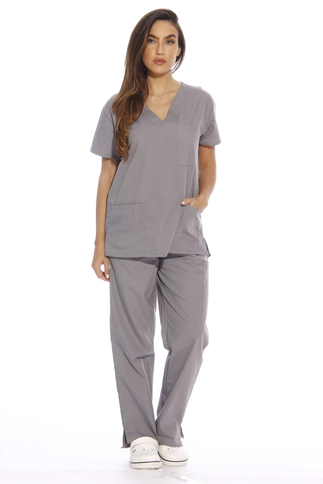 Just Love Women's Nursing Scrub Set - Six Pockets, V-Neck, Cargo Pant for - Image 1 of 1