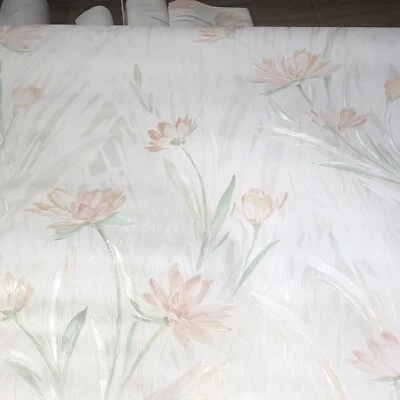 2+ Rollos Brewster Revestimiento de Pared Vinilo Prepagado Texturizado Floral Italia Foto 1 de 4