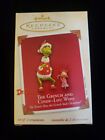 HALLMARK 2003 THE GRINCH AND CINDY-LOU WHO DR. SEUSS THE GRINCH ORNAMENT