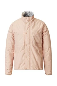 Chaqueta acolchada para mujer imagen mediana orgánica Cassilde rosa crema ropa de calle - Imagen 1 de 6
