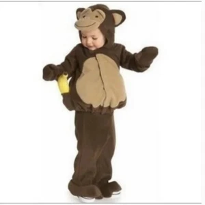 Monkey Costume 12-24M Plush Soft Fabric Old Navy - Picture 1 of 11