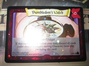HARRY POTTER TCG ADVENTURE AT HOGWARTS DUMBLEDORE'S WATCH 6/80 FOIL EN N/MINT - Picture 1 of 2