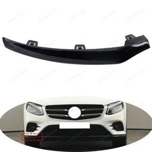 RH Black Front Bumper Cover Molding Trim For 16-19 Mercedes Benz GLC GLC250 220d - Imagen 1 de 4
