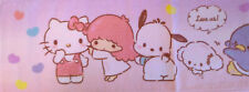 Sanrio Characters Pink Long Slim Sports Towel Size  20cm (W) x 110cm (L)