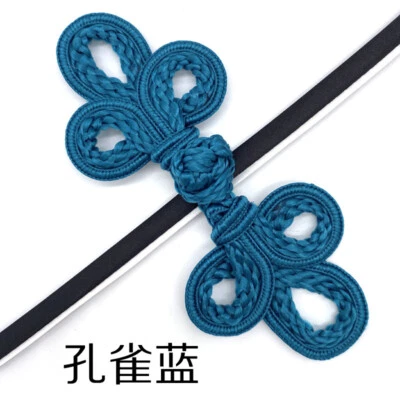 Large Trefoil Chinese Knot Buttons Frog Fasteners Closures Cheongsam Sewing Diy - Image 1 of 4
