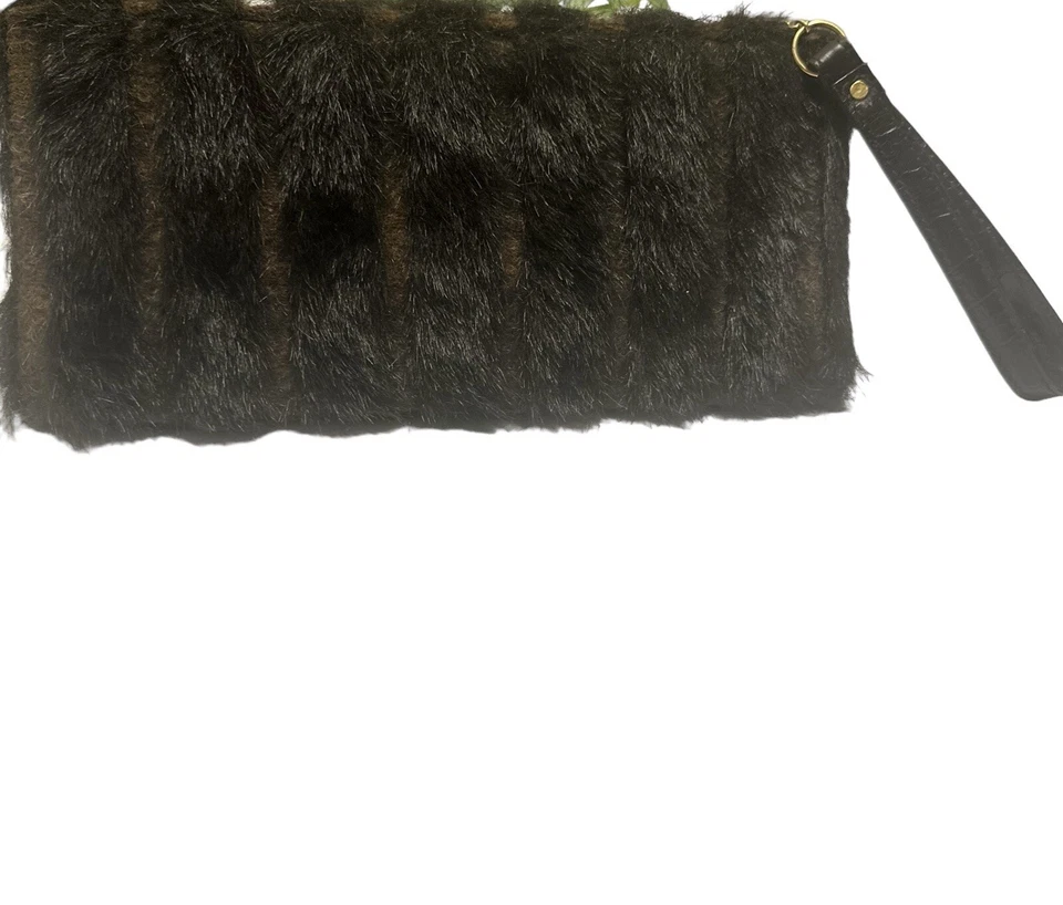 Bolso Kate Spade Vintage Italiano Marrón Negro Imitación Piel Foto 1 de 4