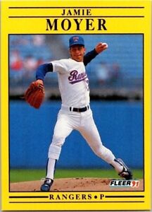 Jamie Moyer Fleer 294 Texas Rangers 1991 Baseball Card