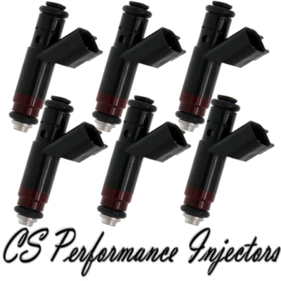 Juego de inyectores de combustible Siemens OEM 6 04591306AB para Chrysler Dodge 1998-1999 2,7 V6 Foto 1 de 4