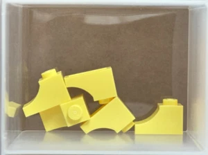 LEGO Parts - Bright Light Yellow Arch 1 x 2 Inverted - No 78666 - QTY 5 - Picture 1 of 1