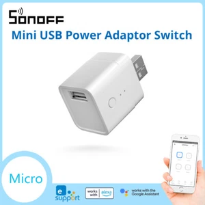 SONOFF Micro Smart USB Switch 5V USB Smart Adaptor Wireless App Control eWelink - Picture 1 of 14