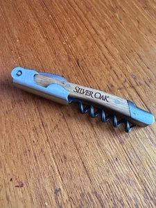 Sacacorchos de roble plateado para camareros abridores de llaves de vino - Imagen 1 de 4