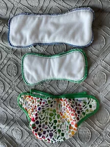 🥕NEW! BestBottoms One Size Cloth Diaper + 2 Inserts “Farmers Market” Veggie - Picture 1 of 7