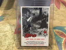 1964 RARE SCANLENS Shintaro the Samurai card number 39 EXcellent condition