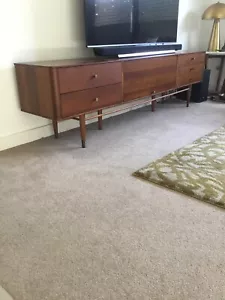 Entertainment unit 200cm West Elm Mid Century Modern In Perfect Condition. - Picture 1 of 5