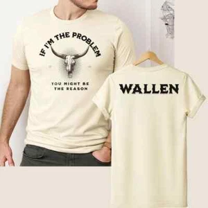 Im the problem Shirt, Morgan Wallen Shirt, Wallen Concert Tee Music Unisex Shirt - Picture 1 of 6