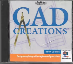 CAD Creations from SoftKey (CD-ROM, 1995) IBM PC and compatibles used DOS 3.0 up - Picture 1 of 1