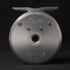 Fly Reel VR Design Trutta Perfetta 2 3/4” DT2/WF3 Alminium Clear Silver - Picture 1 of 10