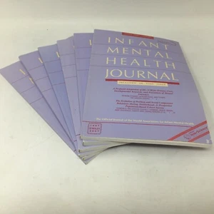 Lot of 6 Issues of INFANT MENTAL HEALTH JOURNAL from 2007 and 2008 WILEY - Picture 1 of 10
