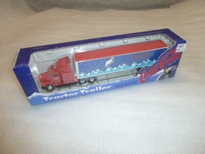 Ertl Collectible Tractor Trailer Coca Cola Skiing Bear 1/64 Die Cast Semi Truck - Picture 1 of 4