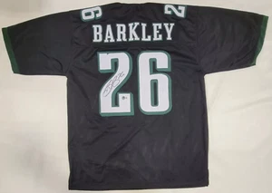 SAQUON BARKLEY Autogramm signed BLACK EAGLES TRIKOT BECKETT ZEUGE - Bild 1 von 4