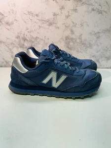 New Balance 515 WL515CLC Blue And Silver Womens Sneaker Size 7.5 - Picture 1 of 8