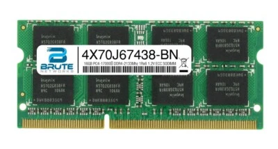 4X70J67438 - Lenovo Compatible 16GB PC4-17000 DDR4-2133Mhz 2Rx8 1.2v ECC SODIMM - Image 1 of 3
