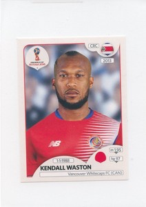 2018 PANINI STICKER FIFA WORLD CUP RUSSIA #399 KENDALL WASTON COSTA RICA *49229
