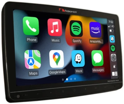 Receptor mecánico Nakamichi NA3625-WUX-MIC 10,1" con Carplay inalámbrico y Android Foto 1 de 4
