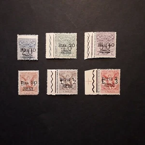 COLONIE ITALIANE SOMALIA 1924/ SEGNATASSE VAGLIA, S. C/TA DI 6 VAL INTEGRI MNH** - Imagen 1 de 2