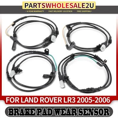 4Pcs Front & Rear Sides Disc Brake Pad Wear Sensor for Land Rover LR3 2005 2006 - Image 1 of 4