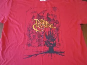 CAMISETA PÓSTER DE PELÍCULA THE DARK CRYSTAL XL roja clásica película de los 80 - nueva de stock - Imagen 1 de 4