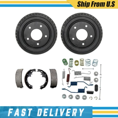 Juego de zapatas de freno y herrajes de batería delanteros para camioneta Chevrolet G10 1967-1969 Foto 1 de 4