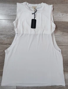 Articles of Society Tee/Top Women's SZ X-Small White Sleeveless Built in Bra NWT - Picture 1 of 13