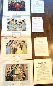 HUGE 1930s-1950s Dionne Quintuplets Lot: Scrapbook & Calendar Shepard Lumber Co. - Picture 1 of 21