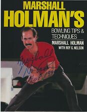 MARSHALL HOLMAN Signed 8.5 x 11 Photo Signed REPRINT Bowling Bowler FREE SHIP