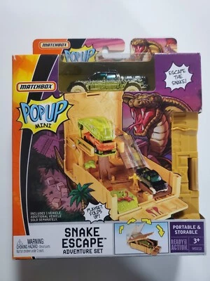 Matchbox 2007 Pop Up Mini Playset Snake Escape Plus Car! New!  - Image 1 of 3