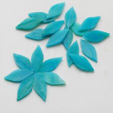 Mosaic Tiles Bulk Petal Leaves Shiny Stained Glass Piece DIY Craft Hand-cut