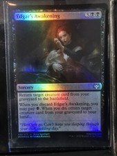 MTG Edgar's Awakening VOW  Foil Card SealedinSleeve rnd120