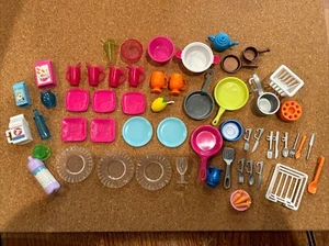 Lot Of Barbie Kitchen Accessories - Picture 1 of 5