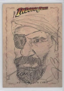 2008 Topps Indiana Jones Heritage 1/1 Joseph Booth Auto Sketch - Picture 1 of 3